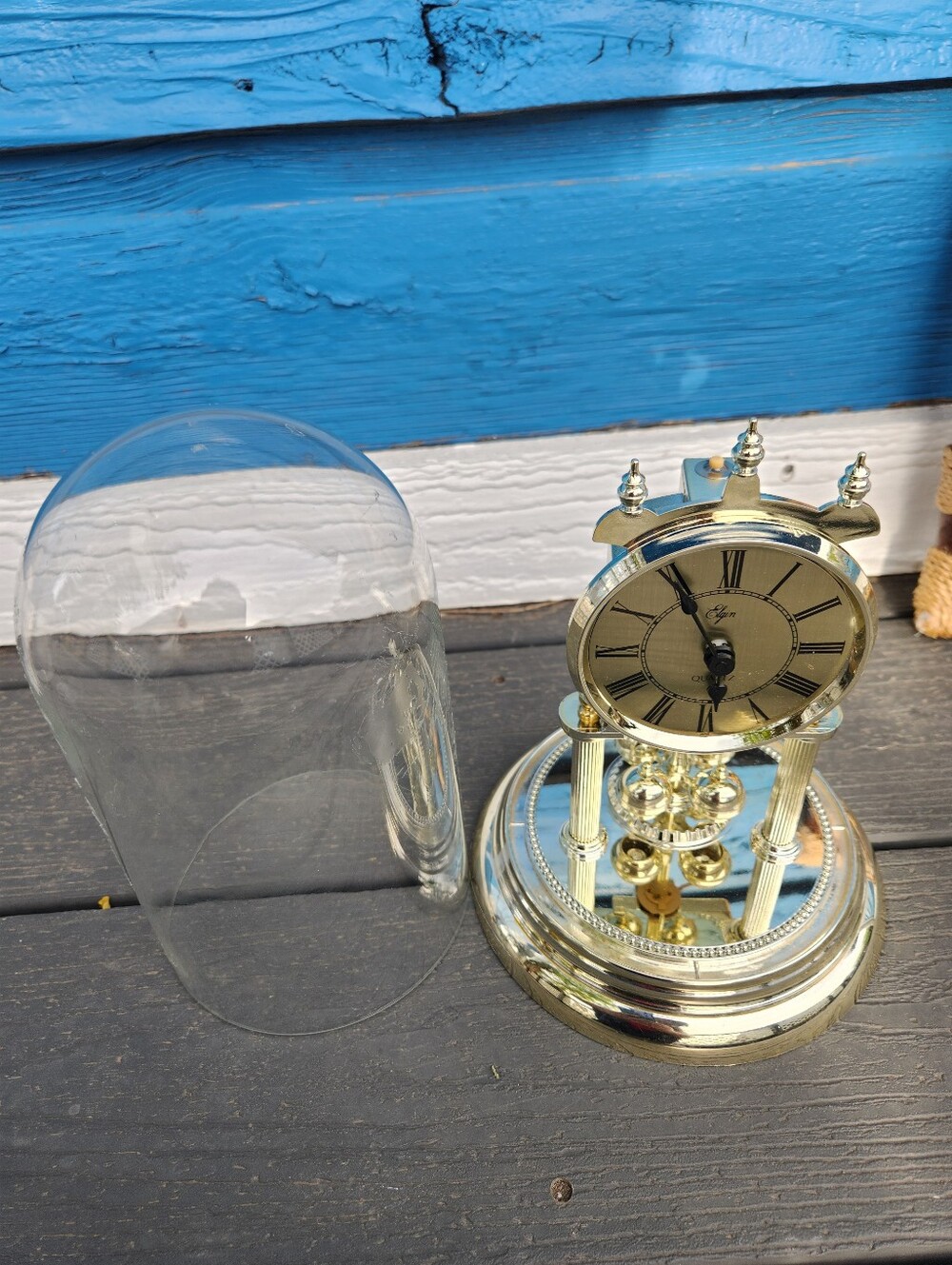 Anniversary Dome Clock - Shiny Gold Table Accent - Picture 14 of 14
